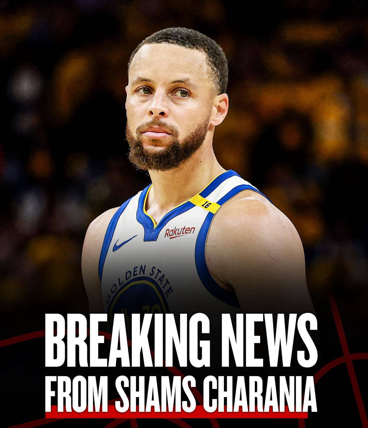 勇士陷低谷！库里重伤缺席一月